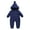 Navy, variant on Baby Boys Snowsuit Newborn Baby Girls Winter Coat Toddler Clothes(White,0-3 Months)