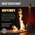 thumbnail image 7 of Kaluns Silicone Cooking Utensils Set 24 Pcs - Premium Heat Resistant Cooking Set & Kitchen Essentials - Non-Stick Kitchenware with Stainless Steel Handles, 7 of 7