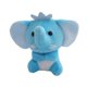 thumbnail image 4 of Colgante de elefante de peluche, muñeco de peluche único, suave y bonito, para bolso pequeño, 10 cm Azul, 4 of 9