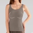 thumbnail image 6 of Tank Top with Built In Bra Sleeveless Comfy Casual Built-In Bra Tank Pilates Gym Activewear Wirefree Support Workout Tank Tops, 6 of 8
