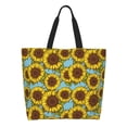 thumbnail image 1 of Fotbe Sunflowers Bolsa Tote Estética de Lona con Estampado para Mujer - Bolsa Reutilizable de Hombro Casual para Vacaciones, Compras, Trabajo y Gimnasio, 1 of 8