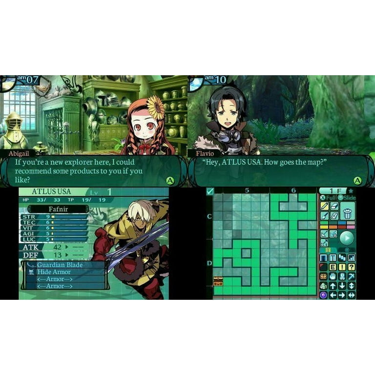 Etrian Odyssey 2 Untold The Fafnir Knight for Nintendo shops 3DS