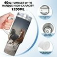 thumbnail image 3 of Pofeuu Running Horses Print 40oz Ice Bully With Handle And Straw Stainless Steel Vacuum Insulated Cup And 2 In 1 Straw Lid, 3 of 8