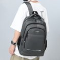 thumbnail image 4 of XIMIN Men Smell Proof Travel Laptop Backpack Large Capacity Carbon Enduring Secure Anti Theft Water Resistant Business Bag with USB Charging Port 3 Zips Black, 4 of 7
