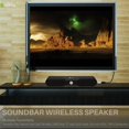 thumbnail image 2 of Altavoz Bluetooth, barra de sonido estéreo de 10 W con micrófono, 1800 mAh, 2 of 5