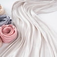 thumbnail image 3 of Solid Color Headscarf Ravel Sunscreen Silk Scarf Thin Style Large Scarf New O4 Z1I4, 3 of 3