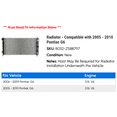 thumbnail image 2 of Radiator - Compatible with 2005 - 2010 Pontiac G6 2006 2007 2008 2009, 2 of 2