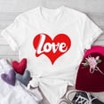 thumbnail image 2 of Womens Valentines Day T Shirt Womens Top Athletic Tops for Women Woman Shirts s, 2 of 4