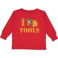thumbnail image 3 of Inktastic I Love Tools Boys or Girls Long Sleeve Toddler T-Shirt, 3 of 5