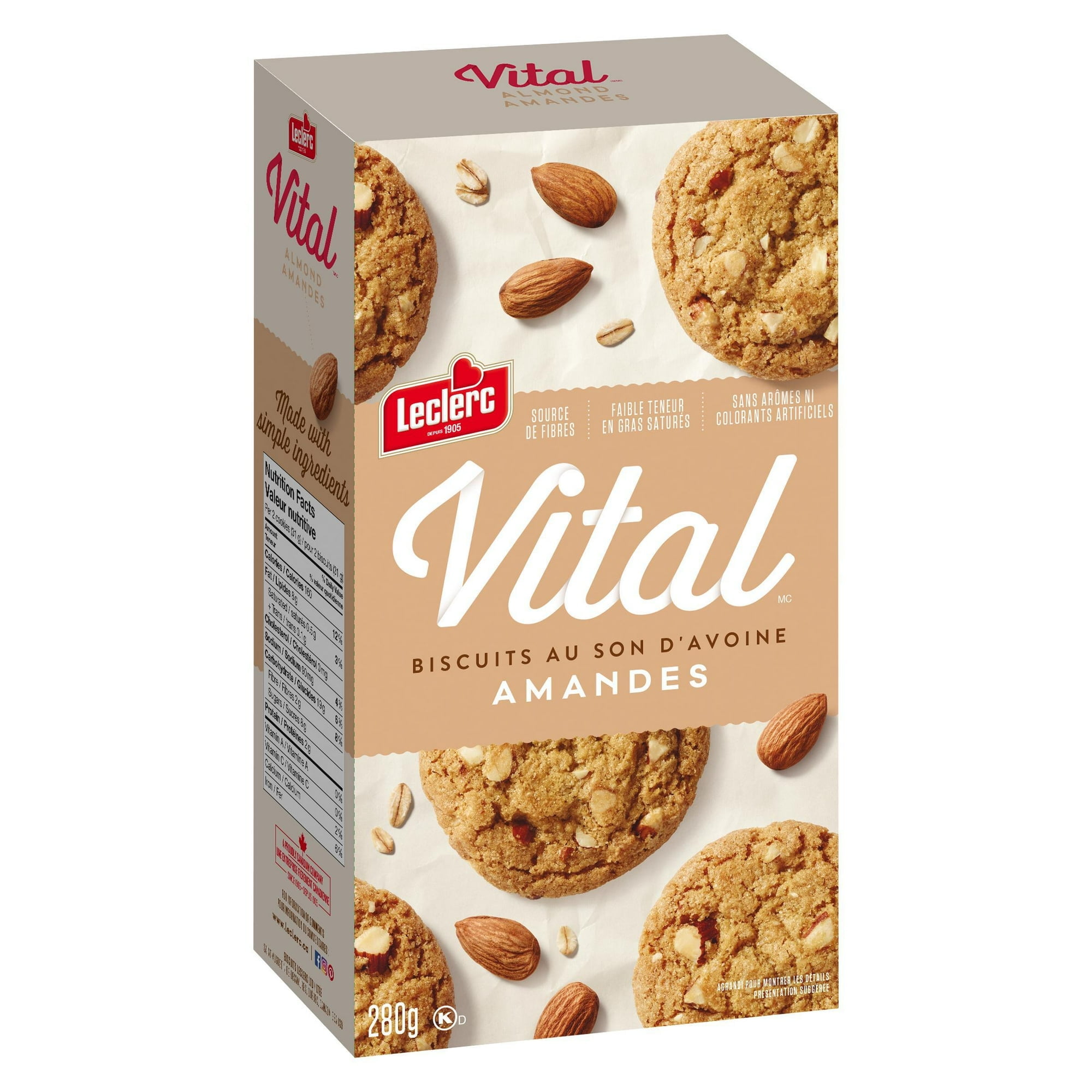 Biscuits Amandes Vital