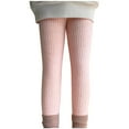 thumbnail image 5 of cfhntfmh Baby Girls Leggings Soft Ribbed High Elastic Waisted Solid Color Leggings Todder Infant Fall Winter Clothes, 5 of 5