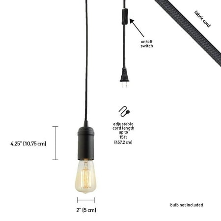 Globe Electric 65114 1 Light Plug In Mini Pendant Fixture Canada Globe Electric 65114 1 Light Plug In, Globe Electric Pendant Light Fixture Cord Plug In