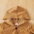thumbnail image 4 of Zshosam Toddler Boy Clothes Fall Boys Clothes 2 Piece Colorblock Hoodie Sweatshirts Top Sweatpants Fall Winter Boy Outfits Size 6 9 Months,(Khaki 6-9 Months), 4 of 9
