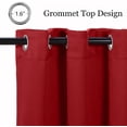 thumbnail image 2 of Cortina MYSKY HOME 107 x 137 cm con aislamiento térmico, color rojo, 2 of 8