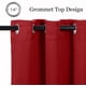 thumbnail image 2 of Cortinas opacas MYSKY HOME rojas de 42 x 114 cm para ventanas pequeñas, 2 of 8