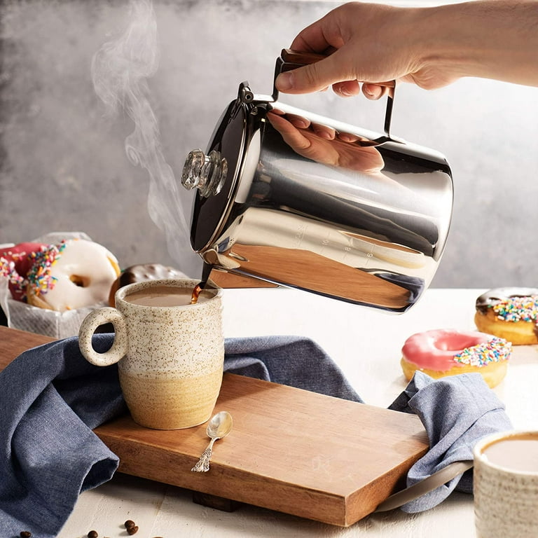 Eurolux Percolator Coffee Maker Pot - 9 Cups