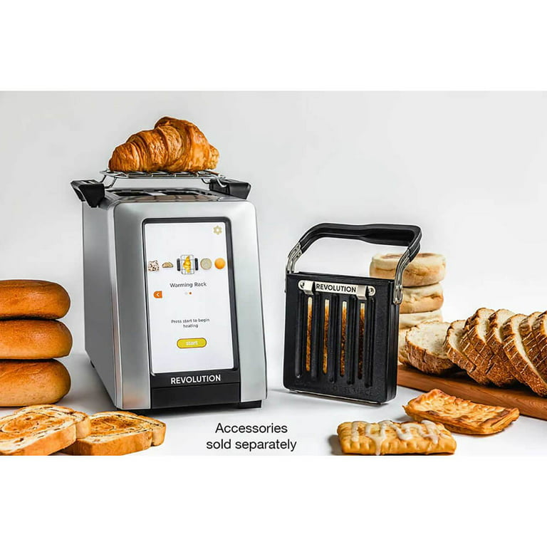 Revolution InstaGLO R270 1500W High Speed Touch Screen 2-slice Toaster NEW  810034150073