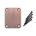 thumbnail image 2 of 2pcs GV115 Electric Guitar Neck Plate Bass Guitar Neck Strength Connecting Board Joint Plate with 4 Screws, 2 of 8