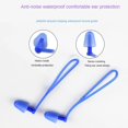 thumbnail image 2 of Swimming Earplugs Silicone Waterproof Noise Reduction Sleeping Swimming Bath Protection, 2 of 5