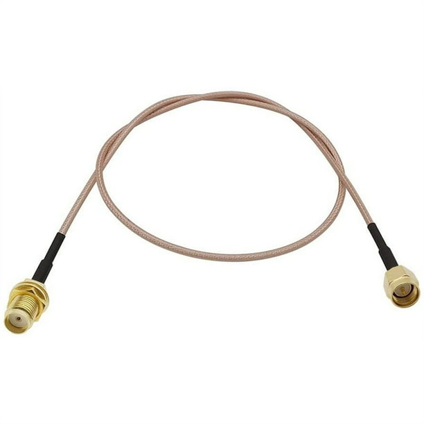 Cable coaxial SMA Male a femenino Conectores de accesorios Conectores de accesorios Cable de extensión de cables con mamparo para el hogar Inevent EL023272-00B