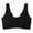 43#Black, variant on , 2025 Upgrade Front Closure Bra Cotton Bra Daisy Bras for Older Women, Comfortable Bra No Underwire Plus Size Bra