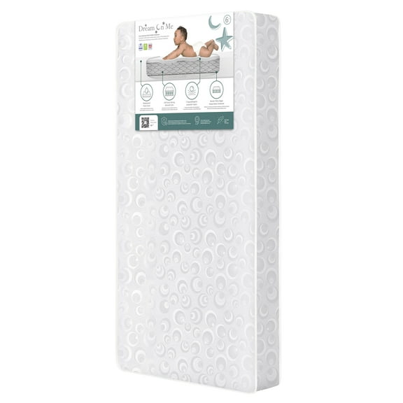 Dream On Me, 150 Ultra Coil Inner Spring Standard Crib & Toddler Mattress