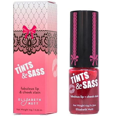 Tints & Sass Lip and Cheek Stain Cruelty Free (10g/0.35oz) by Elizabeth Mott