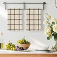 thumbnail image 3 of Linen Buffalo Check Kitchen Towels Set of 4, Retro Black Lines Grid Pattern Absorbent Dish Towels for Kitchen, Microfiber Hand Towel, Quick Drying Tea Towel for Cleaning Decorative Dishcloths, 3 of 7