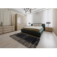 thumbnail image 5 of Ahgly Company Machine Washable Indoor Rectangle Abstract Gray Area Rugs, 2' x 4', 5 of 7