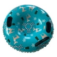 thumbnail image 2 of Tubo de nieve de invierno plegable Tubo de 91 cm Adultos Trineo Trineo Trineo de nieve inflable para jardín Patio trasero Deportes Esquí Azul DYNWAVEMX Tubo de nieve inflable, 2 of 8