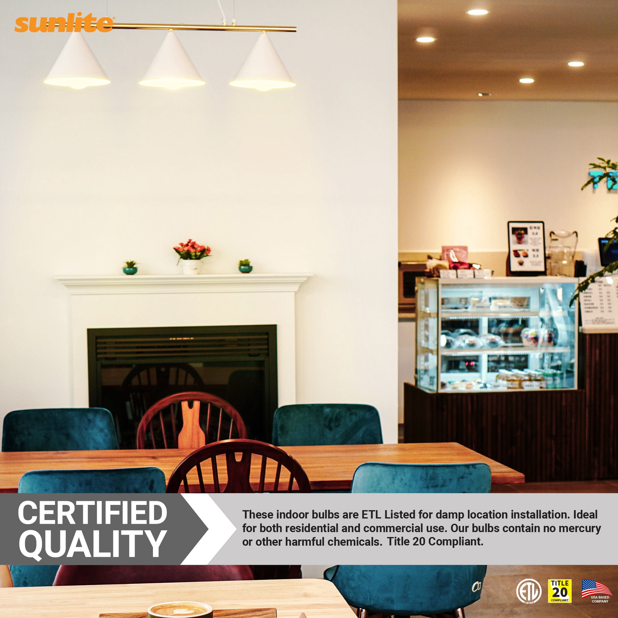 Sunlite LED G25 Globe Light Bulb, 6 Watts (60W Equivalent), Standard E26 Base, 520 Lumens, Dimmable, Frosted, 90 CRI, 5000K Daylight, 6 Pack