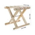 thumbnail image 2 of FRCOLOR 1Pack Multipurpose Camping Stools Fishing Stool for Adults Outdoor Activities, 2 of 8