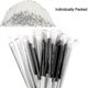 thumbnail image 4 of 100pcs Disposable Plastic Boba Milk Tea Drinking Straws, 4 of 5