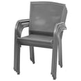 thumbnail image 6 of vidaXL 5 Piece Patio Dining Set Steel Anthracite, 6 of 22