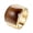 Gold Brown Stone, variant on Men's Women's Stainless Steel Big Agate Gemstone Birthstone Ziron Engagement Ring Charming Crystal Cocktail Party Jewelry Silver Red Stone Size 10