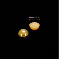 thumbnail image 2 of REGALWOVEN 300Pcs Perlas Planas de Espalda 8mm ABS Plástico Media Cúpula Perlas Imitación para Manualidades Color Amarillo Dorado, 2 of 5