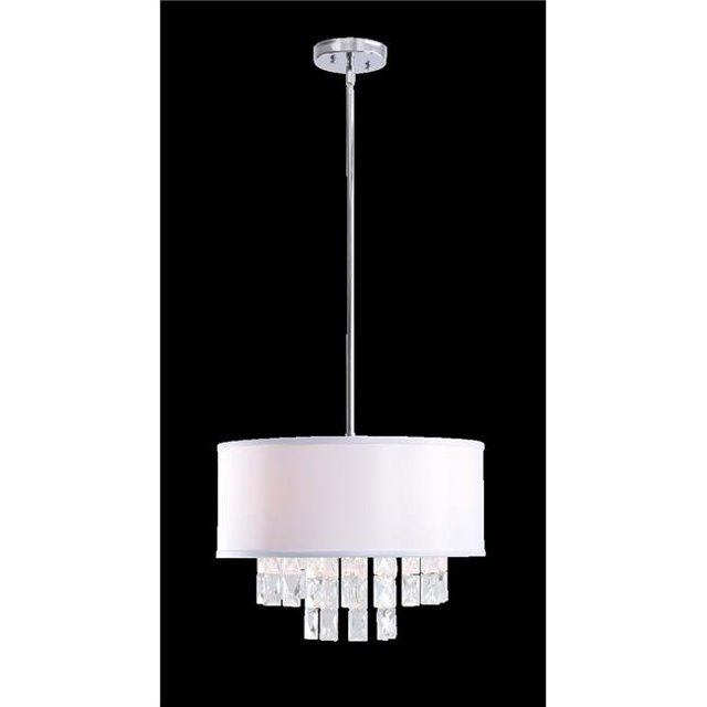 Kenroy Home 93939CH Ophelia 3 Light Pendant