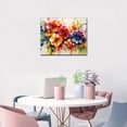 thumbnail image 2 of TISHIRON Paint by Numbers for Adults,16x20 inch Canvas Wall Art Colorful Floral Oil Painting by Numbers Kit for Home Wall Decor (Frameless), 2 of 6