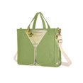 thumbnail image 7 of FORMRS Womens Corduroy Tote Bag Crossbody Shoulder Handbag with Pocket, Martini with Olive, 7 of 7