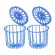 thumbnail image 2 of 4pcs Birds Parrot Food Feeding Basket Parrot Vegetable Fruit Storage Holder, 2 of 2
