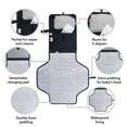 thumbnail image 4 of Baby Changing Pad, 1pc Portable Changing Pads for Newborn Girl & Boy by Comfy Cubs (Solid Black, Large), 4 of 7