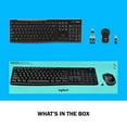 thumbnail image 3 of Logitech MK270 Wireless Keyboard & Mouse Combo Travel Home Office Modern Bundle for PC & Laptop, Pack of 5, 3 of 8