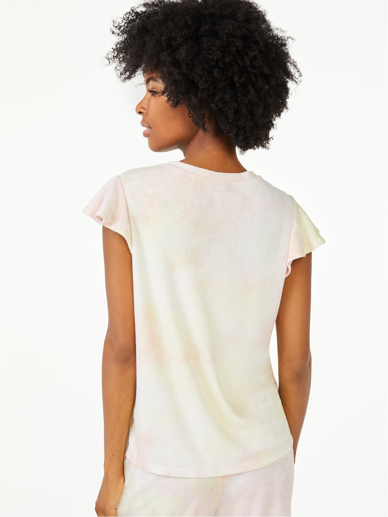 Scoop Women's Flutter Sleeve Top