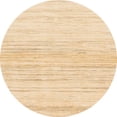 thumbnail image 1 of Ahgly Company Indoor Round Abstract Sun Yellow Solid Area Rugs, 8' Round, 1 of 6