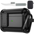thumbnail image 1 of Funda Valkit para Airpods Pro con kit de limpieza y candado, negra, 1 of 6