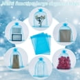 thumbnail image 6 of 30pcs 12x16 Inch Extra Large Mesh Gift Bags with Drawstring Large Blue Organza Gift Bag Big Deep Sky Blue Jewelry Packaging Pouches, 6 of 9