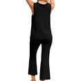 thumbnail image 3 of Two Piece Sets for Women Summer Vacation Travel Outfits Business Casual Outfits Matching Sets Women Clothing Outdoor Lightweight Loungewear Fashion Streetwear 2026 Black L, 3 of 4