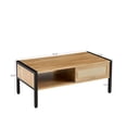 thumbnail image 2 of 40.16 Inch Rattan Coffee Table, 2 of 7