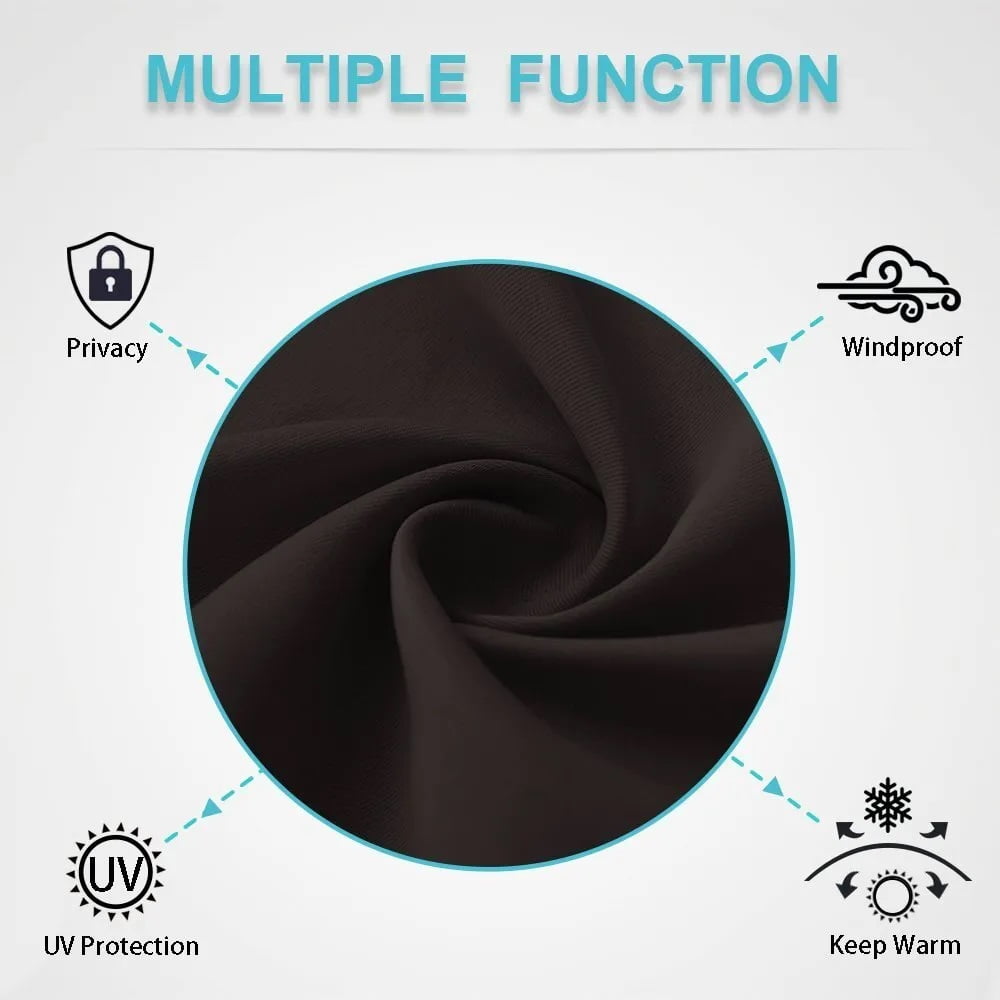 Thermal Insulated Window Curtain 100% Blackout Drapes for Bedroom Living room 37" wide X 63" inch long (K68 GOLD 37" Wide X 63" Long)