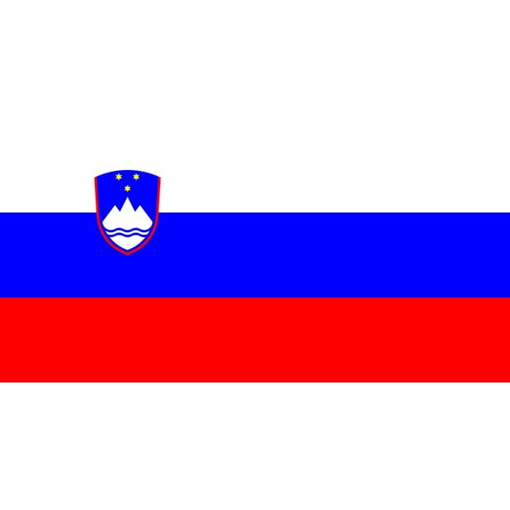 Slovenia Flag Decal Sticker - 6 inches wide